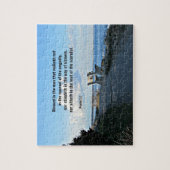 Psalm 1:1 Gesegnet ist der Mann, der nicht geht .. Puzzle (Vertikal)