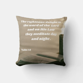 Psalm 1:2 Bibelstudie Christlich Kissen