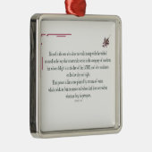 Psalm 1 Art - Gesegnet Recht mit Blumendesign Ornament Aus Metall (Rechts)