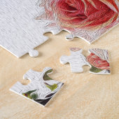 Psalm 1, Blumengrenzen, Öl, gesegnet ist derjenige Puzzle (Seite)