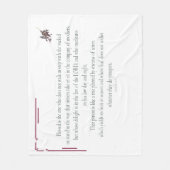 PSALM 1, does not walk in step with the wicked Fleecedecke (Vorderseite)