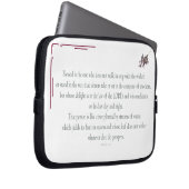 PSALM 1, does not walk in step with the wicked Laptopschutzhülle (Vorne Rechts)