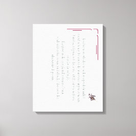 PSALM 1, does not walk in step with the wicked Leinwanddruck