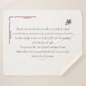 PSALM 1, does not walk in step with the wicked Sherpadecke (Vorderseite (Horizontal))