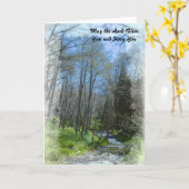 Psalm 1 Ermutigungskarte Karte (Gelbe Blume)