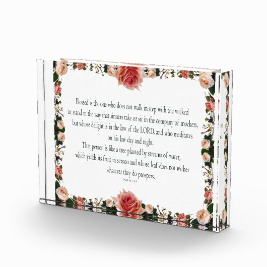 Psalm 1, Flower borders Fotoblock (Rechts)