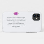 Psalm 1, Flower, Case-Mate iPhone Hülle (Rückseite (Horizontal))