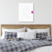 Psalm 1, Flower, Leinwanddruck (Insitu (Schlafzimmer))