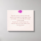 Psalm 1, Flower, Leinwanddruck (Vorderseite)