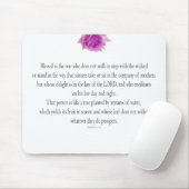 Psalm 1, Flower, Mousepad (Mit Mouse)