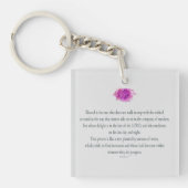 Psalm 1, Flower, Schlüsselanhänger (Vorderseite)