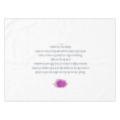 Psalm 1, Flower, Tischdecke (Vorderseite (Horizontal))