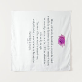 Psalm 1, Flower, Wandteppich