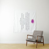 Psalm 1, Flower, Wandteppich (Beispiel (Horizontal))