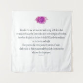 Psalm 1, Flower, Wandteppich (Vorderseite)