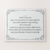 Psalm 1, geht nicht im Einklang mit den Schlechten Puzzle (Horizontal)