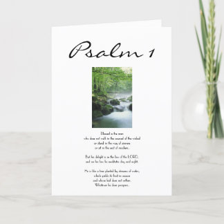 Psalm 1 - Happy Birthday Karte