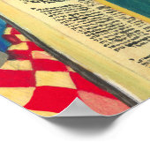 Psalm 1 in der hebräischen Bibel jüdische Christli Poster (Ecke)