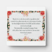 Psalm 1 Kunstweg der Gerechtigkeit Fotoplatte (Vorderseite)