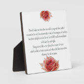 Psalm 1 Kunstweg der Gerechtigkeit Fotoplatte (Vorderseite)