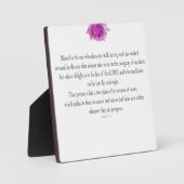 Psalm 1 Kunstweg der Gerechtigkeit Fotoplatte (Vorderseite)