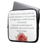Psalm 1 Kunstweg der Gerechtigkeit Laptopschutzhülle (Vorderseite Links)