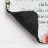 Psalm 1 Kunstweg der Gerechtigkeit Mousepad (Ecke)