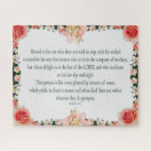Psalm 1 Kunstweg der Gerechtigkeit Puzzle (Horizontal)