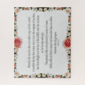 Psalm 1 Kunstweg der Gerechtigkeit Puzzle (Vertikal)