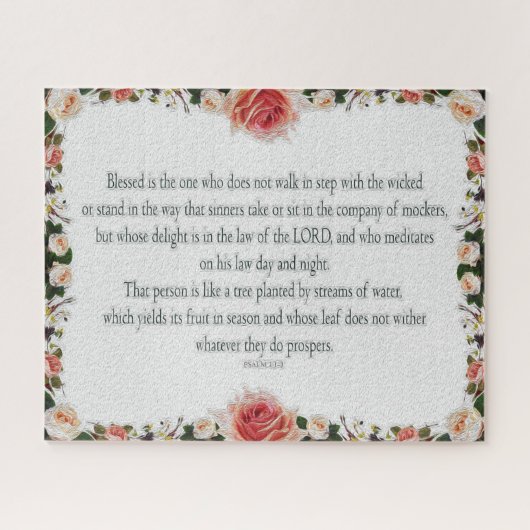 Psalm 1 Kunstweg der Gerechtigkeit Puzzle (Horizontal)