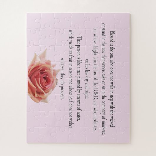 Psalm 1, Law day and Night, Streams of Waters, Puzzle (Vertikal)