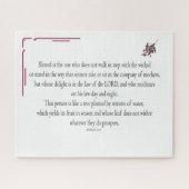 Psalm 1, Law day and Night, Streams of Waters, Puzzle (Horizontal)