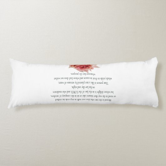 Psalm 1, Law day and Night, Streams of Waters, Seitenschläferkissen (Vorderseite)