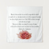 Psalm 1, Law day and Night, Streams of Waters, Wandteppich (Vorderseite)