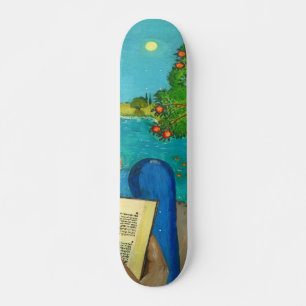 Psalm 1 - Mann liest Psalm 1 in der hebräischen Skateboard