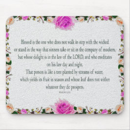 Psalm 1, Ölfarbe Lila Mousepad