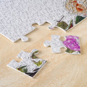 Psalm 1, Ölfarbe Lila Puzzle (Seite)