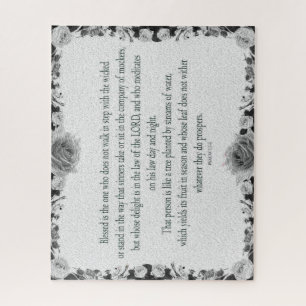 Psalm 1, Ölmalerei, der nicht Schritt läuft Puzzle