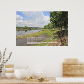 Psalm 1 Scripture Poster (horizontale Ansicht) (Küche)