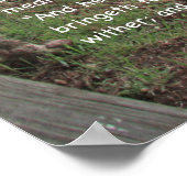 Psalm 1 Scripture Poster, Version C Poster (Ecke)