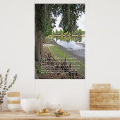 Psalm 1 Scripture Poster, Version C Poster (Küche)