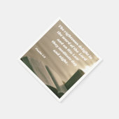 Psalm 1 Studie Götter Word Bible Verse Serviette (Ecke)