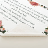 Psalm 1 with Flower Borders Sherpadecke (3/4)