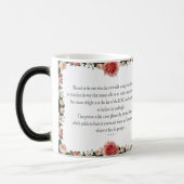 Psalm 1 with Flower Borders Verwandlungstasse (Links)