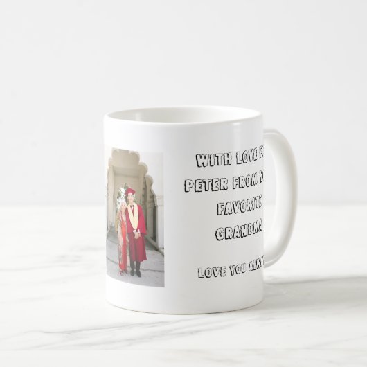 Psalm 20:4 Abschluss Modern Kaffeetasse (VorderseiteRechts)