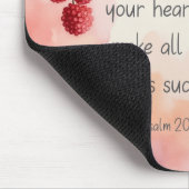 Psalm 20:4 Wunsch deines Herzens Bibelstelle | Flo Mousepad (Ecke)