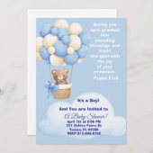 Psalm 21:6 Boy Baby Shower Invitation Einladung (Vorne/Hinten)