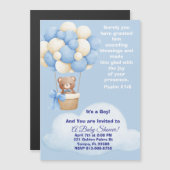 Psalm 21:6 Boy Baby Shower Invitation Magneteinladung (Vorne/Hinten)