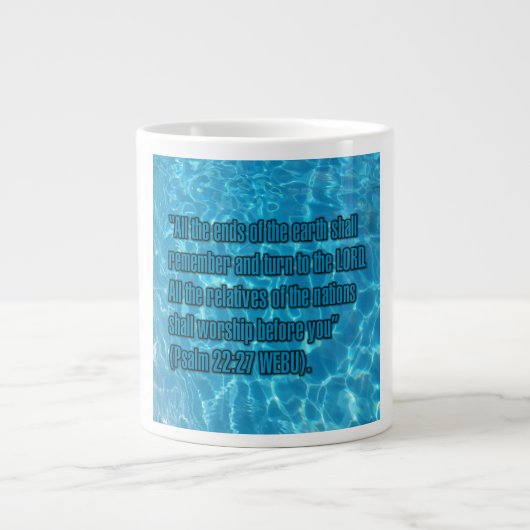 Psalm 22:27 WEBU Tasse (Vorderseite)