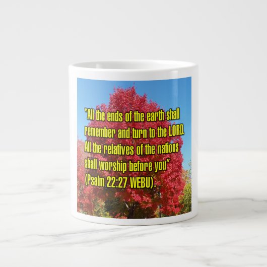 Psalm 22:27 WEBU Tasse (Vorderseite)